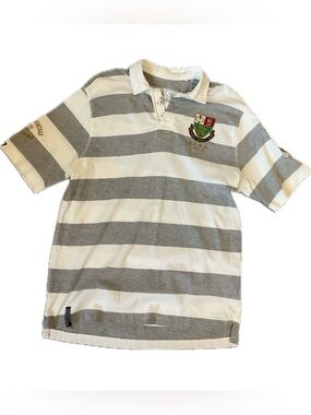 *Point Zero* Vintage Y2K   Short-Sleeve Rugby 1955 Polo Shirt -